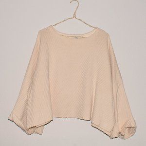 Free People Oversized Cropped Sweater